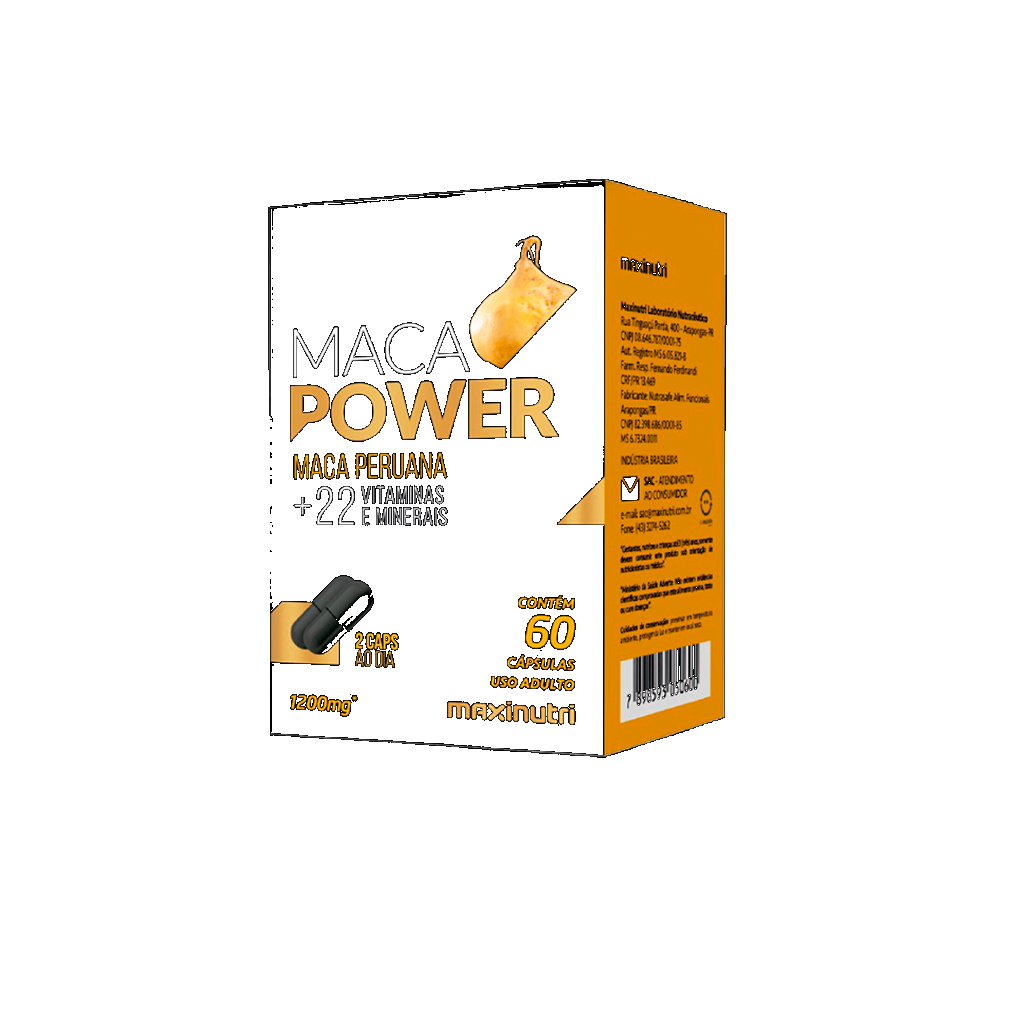 CAP. MACA POWER X60 MAXINUTRI - Imagen principal