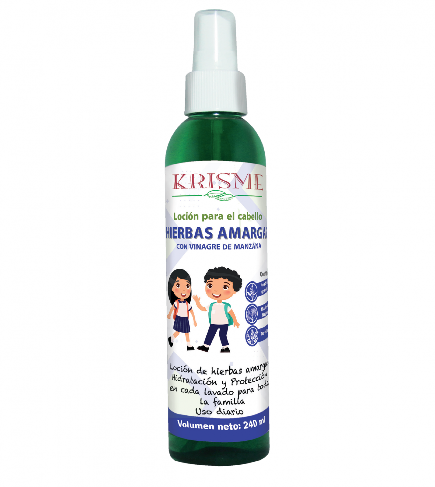 LOCION PIOJITO HIERBAS 240ML KRISME - Imagen principal