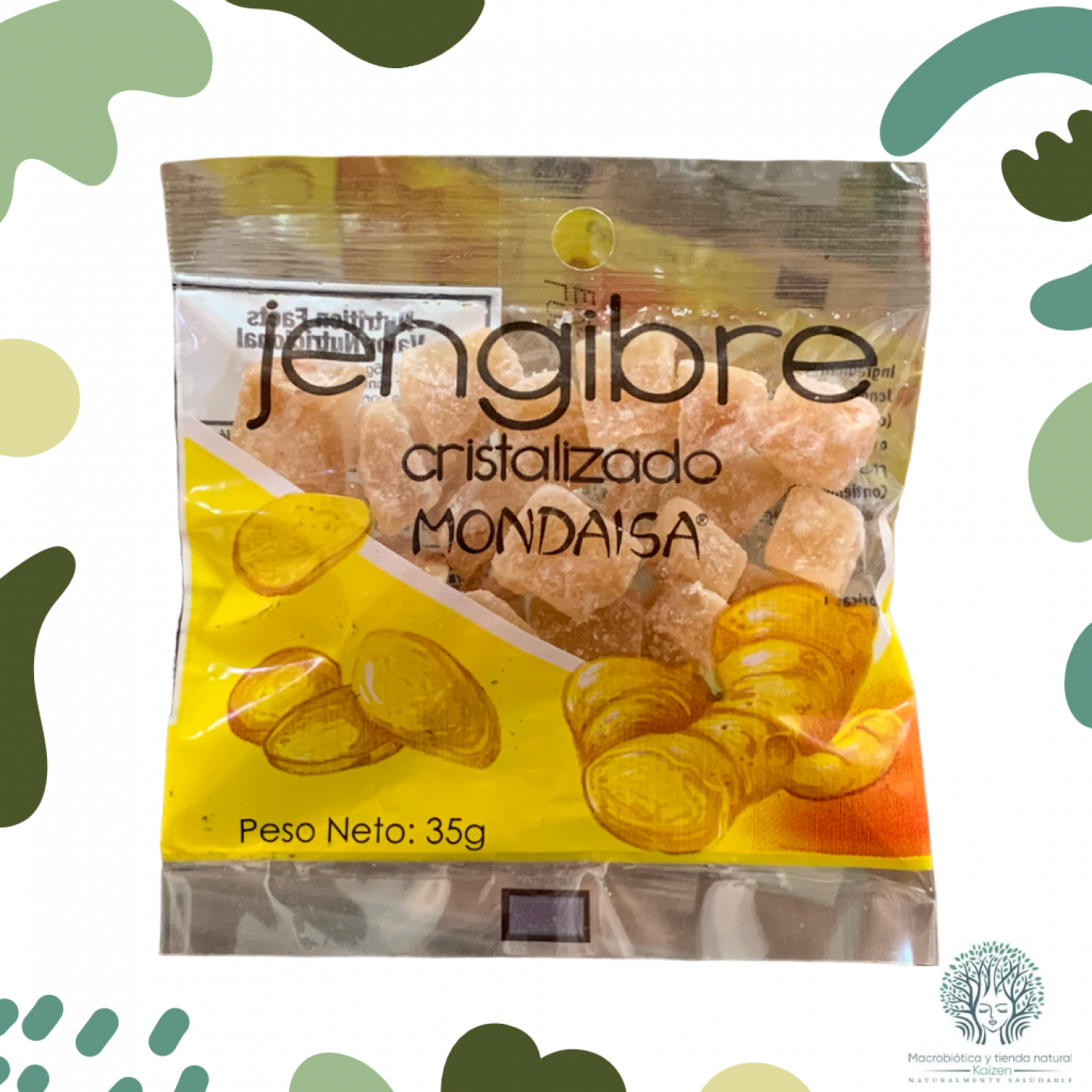 Jengibre Cristalizado 35G MONDAISA