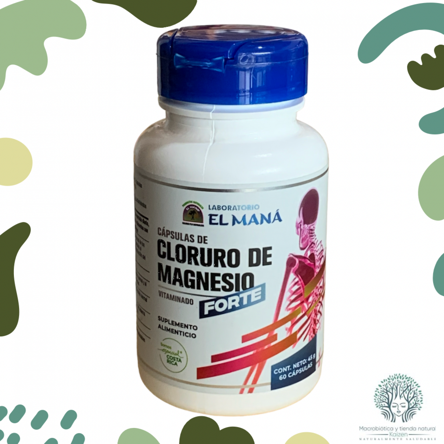 Capsulas Cloruro de Magnesio Forte 60 unidades MANA