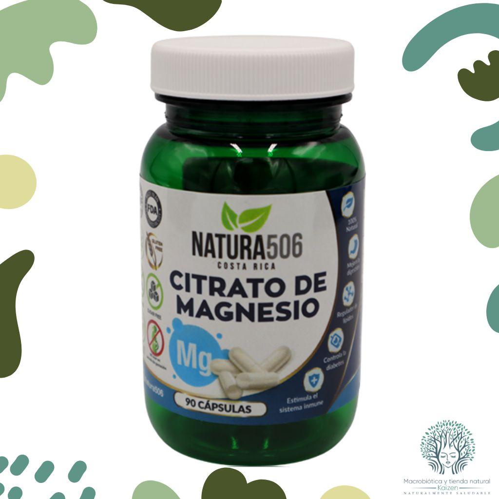 Capsulas Citrato de Magnesio 90 unidades NATURA506