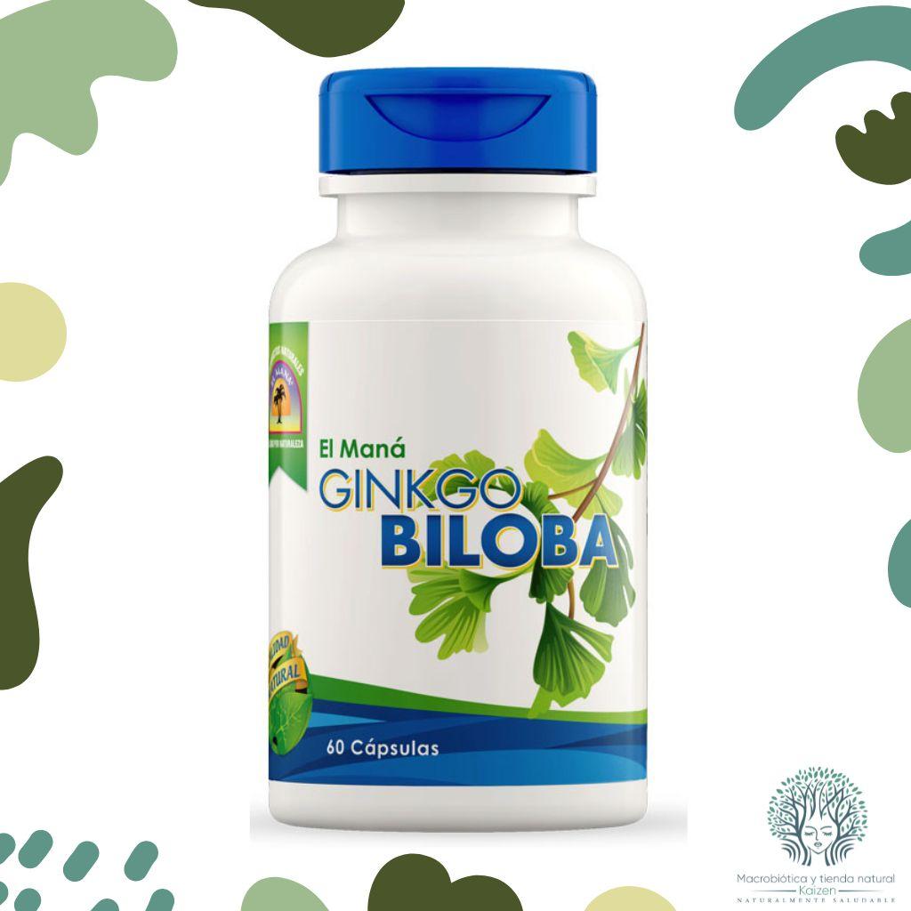 Capsulas Ginkgo Biloba 60 unidades MANA