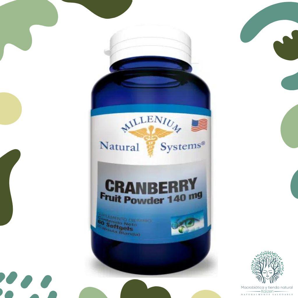 Capsulas Cramberry Arandanos Rojos 60 unidades MILLENIUM