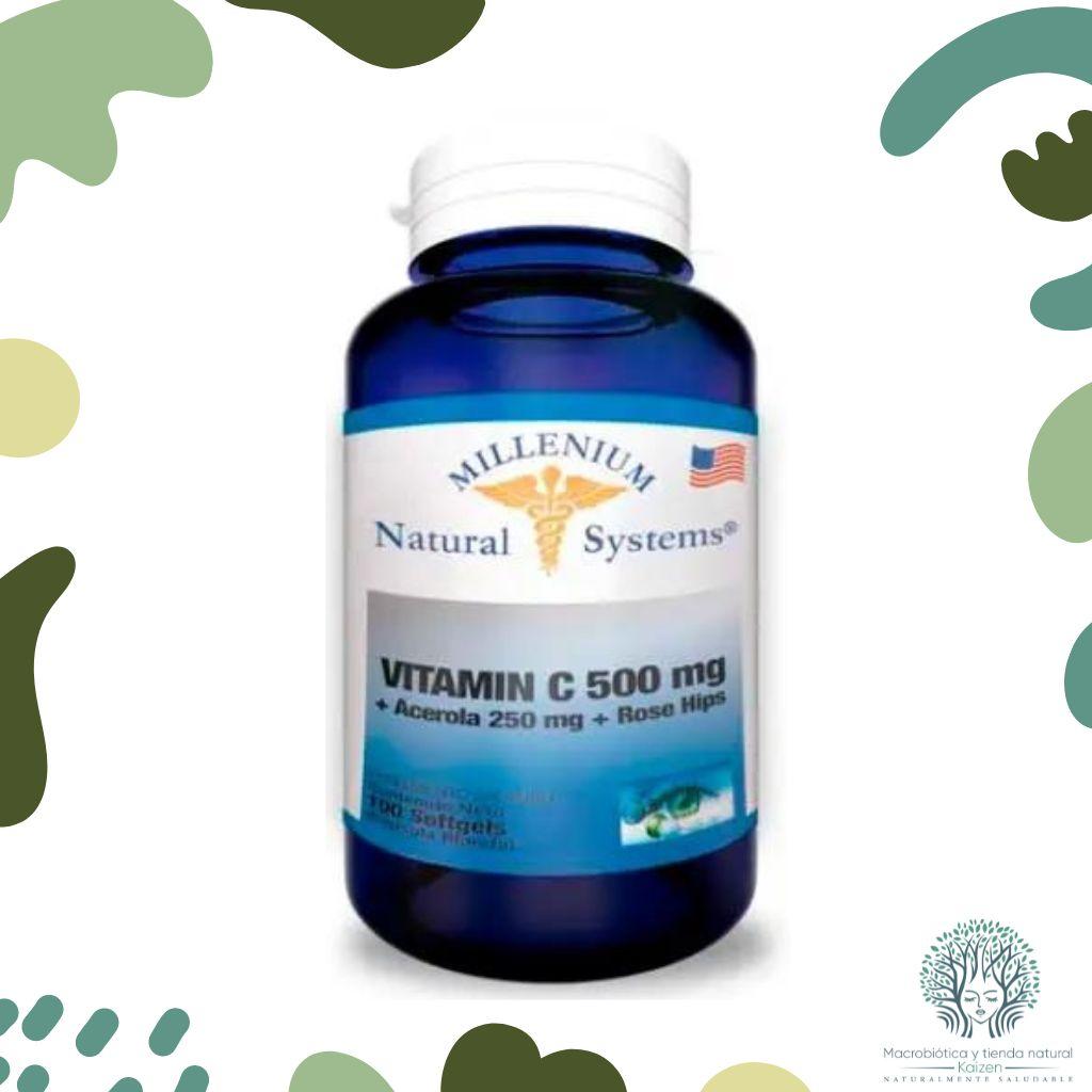 CAP. VITAMINA C 500MG X60 MILLENIUM - Imagen principal