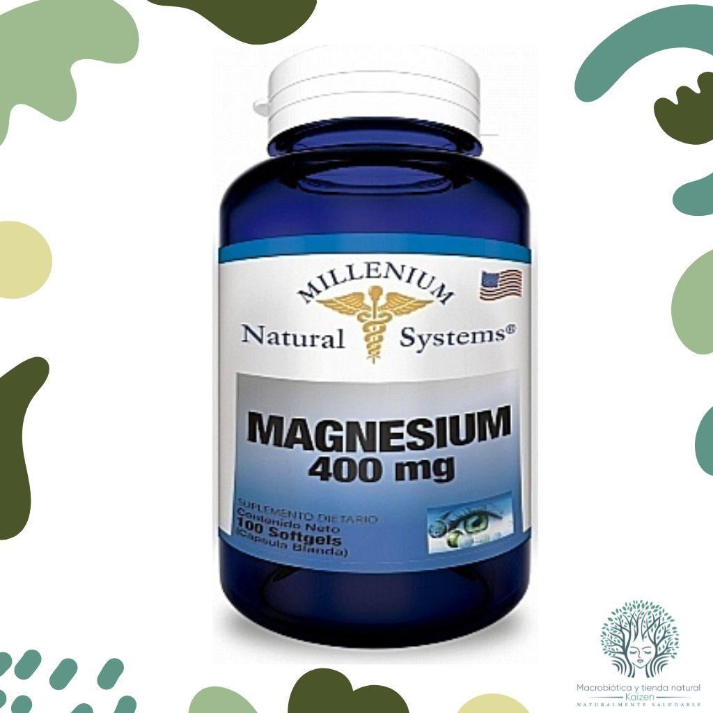Capsulas Magnesio 100 unidades MILLENIUM - Imagen principal