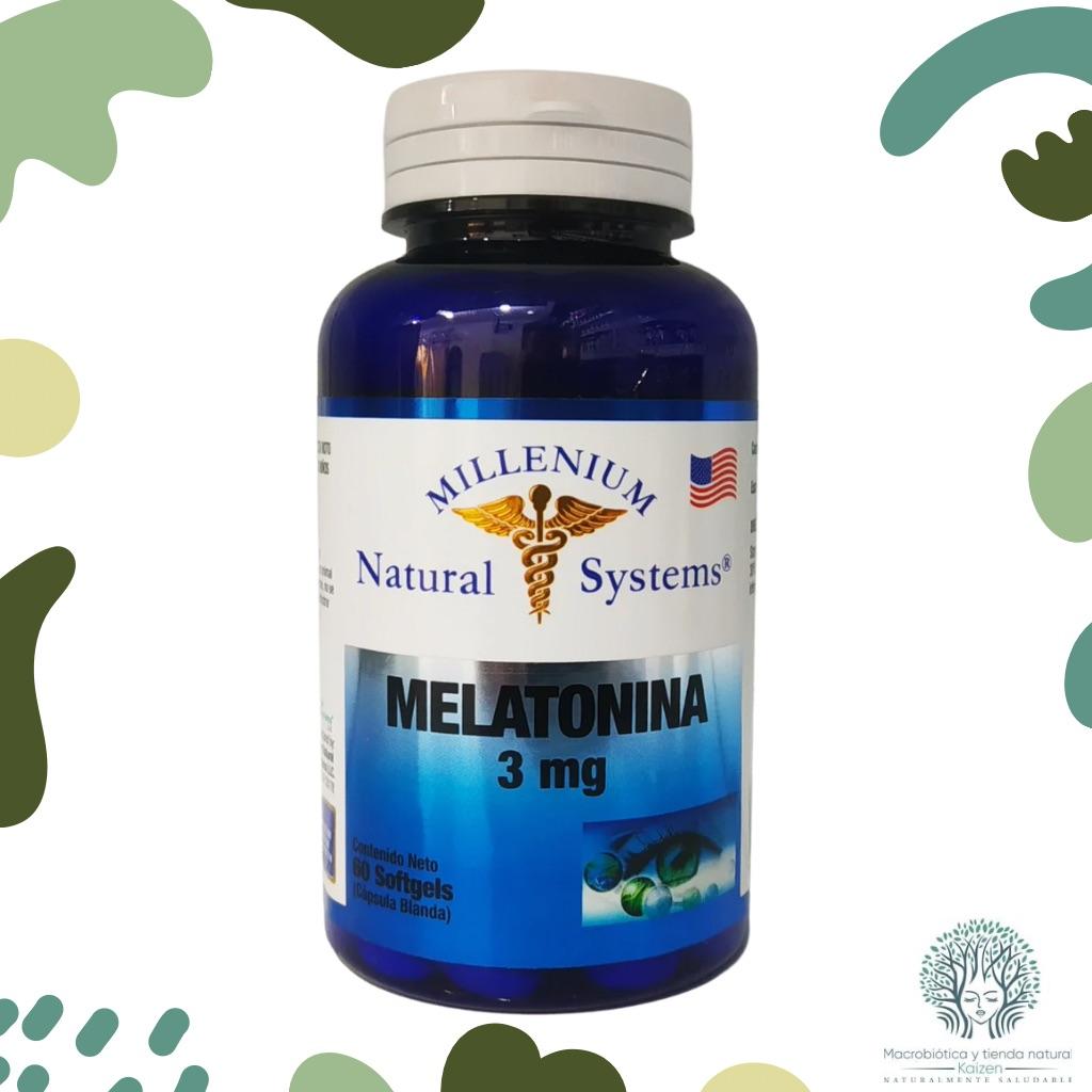 Capsulas Melatonina 1mg 60 unidades MILLENIUM