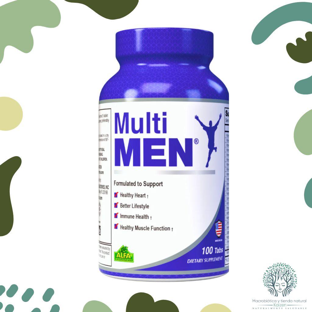 Capsulas Multivitaminico Hombre MULTIMEN 100 unidades ALFA VITAMINS