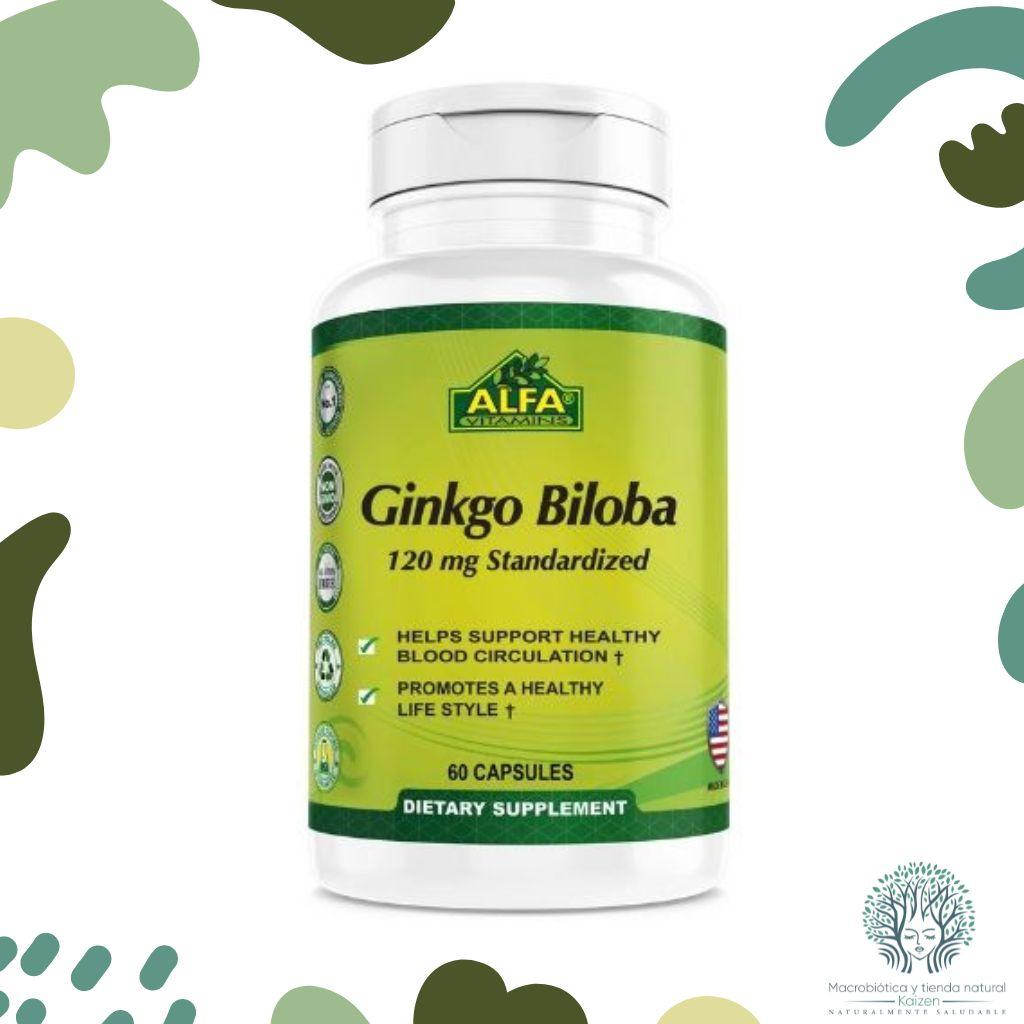 Capsulas Ginkgo Biloba 120 unidades ALFA VITAMINS