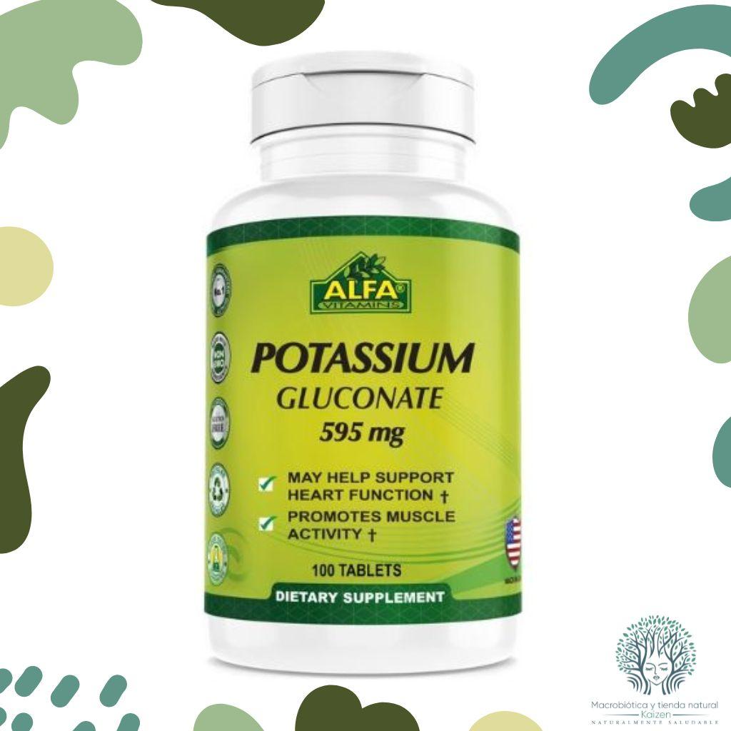 Capsulas Potasio Gluconato 60 unidades ALFA - Imagen principal