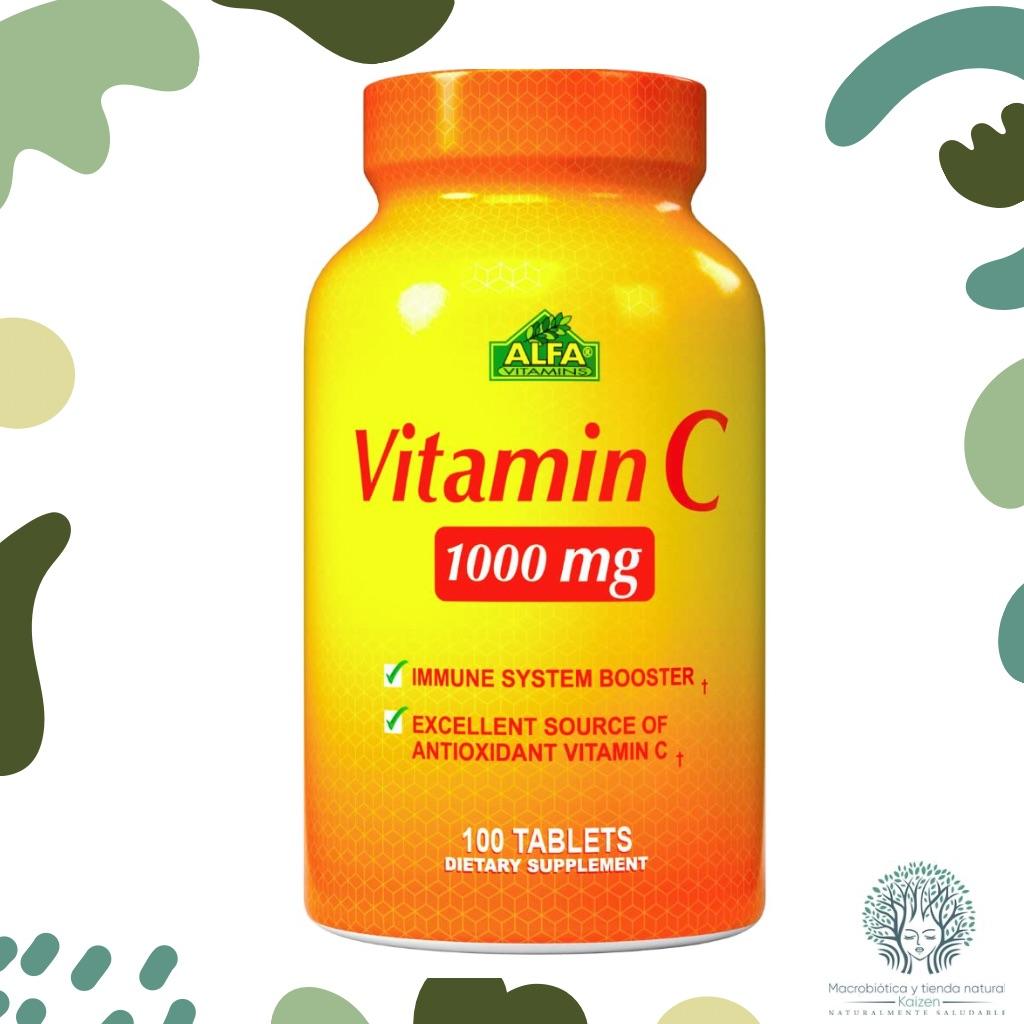 Capsulas Vitamina C 1000MG 100 unidades ALFA
