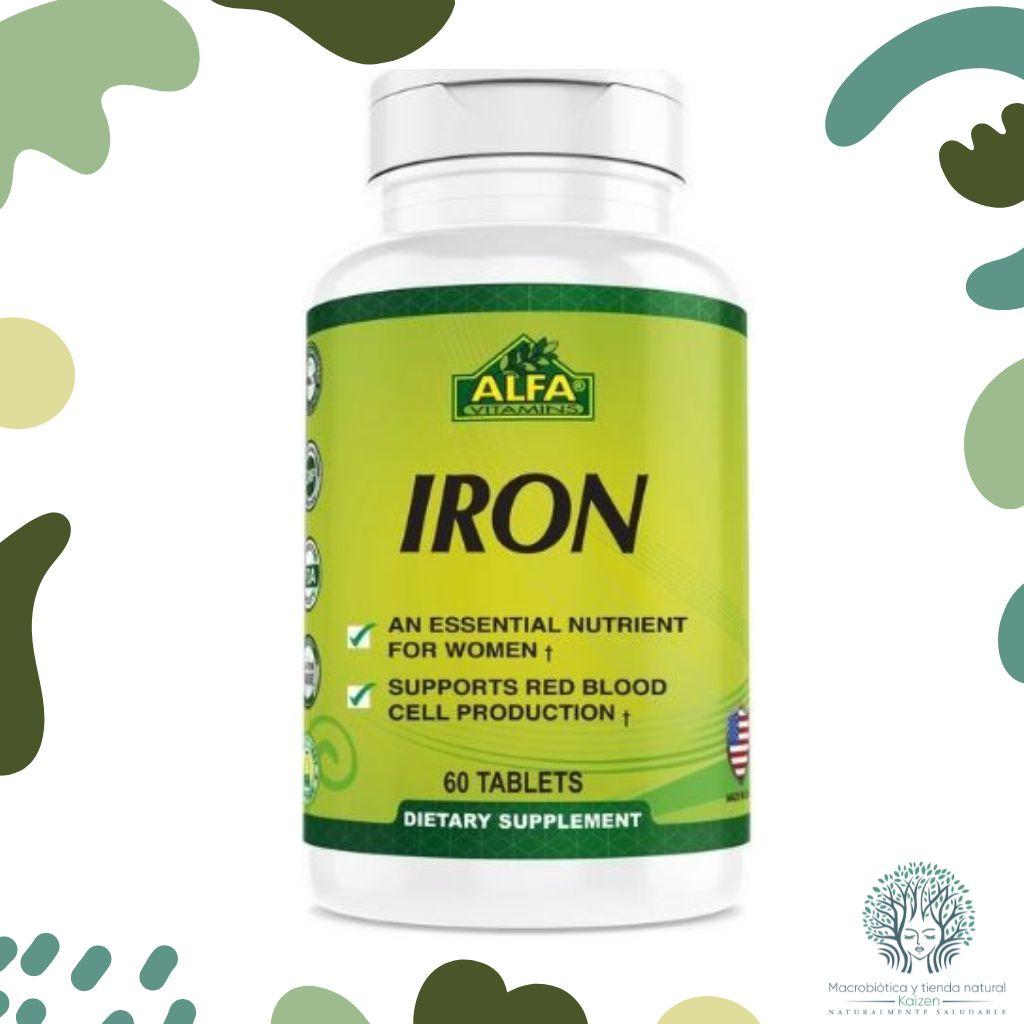Capsulas Hierro 60 unidades ALFA VITAMINS - Imagen principal