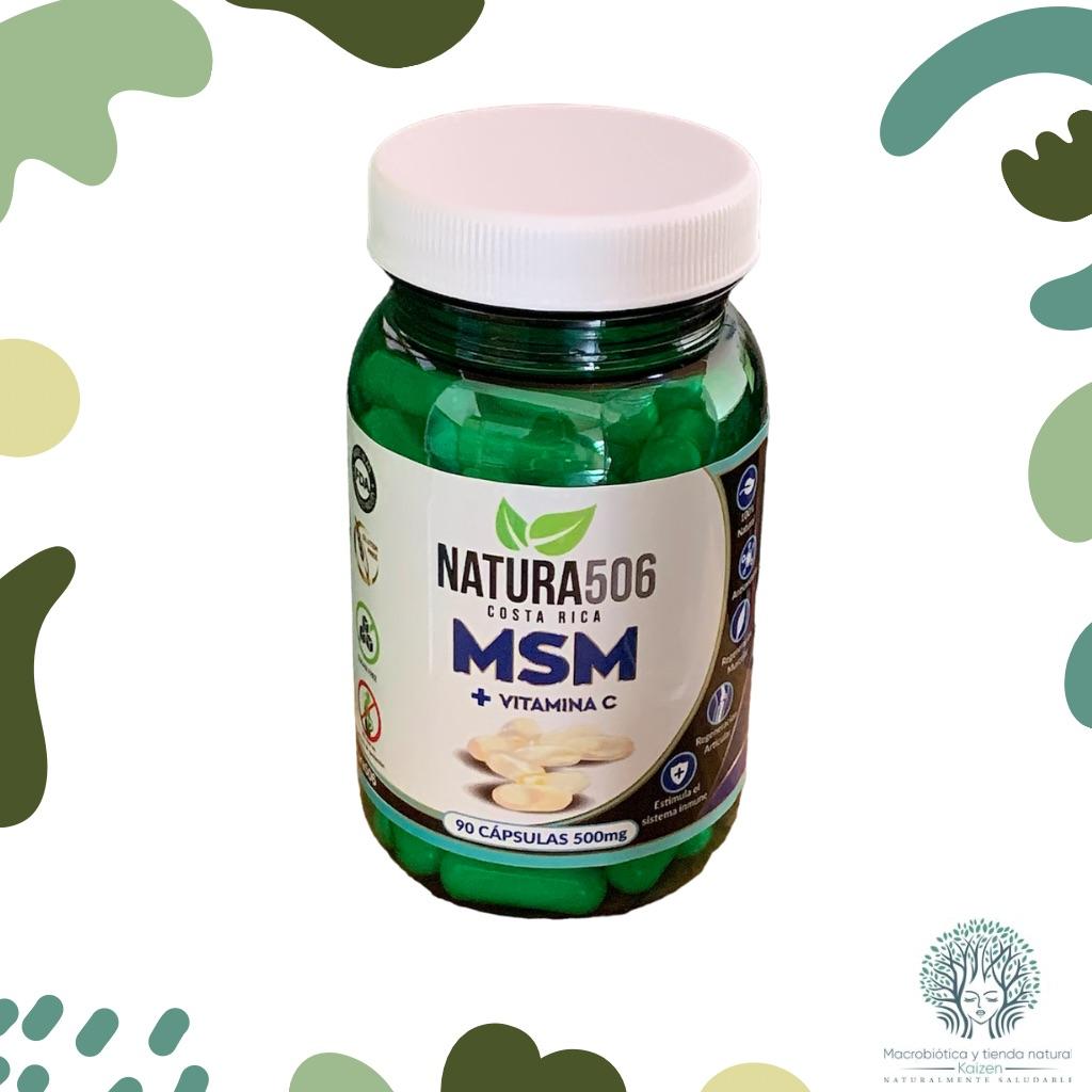 Capsulas MSM con vitamina C 90 unidades NATURA506 - Imagen principal
