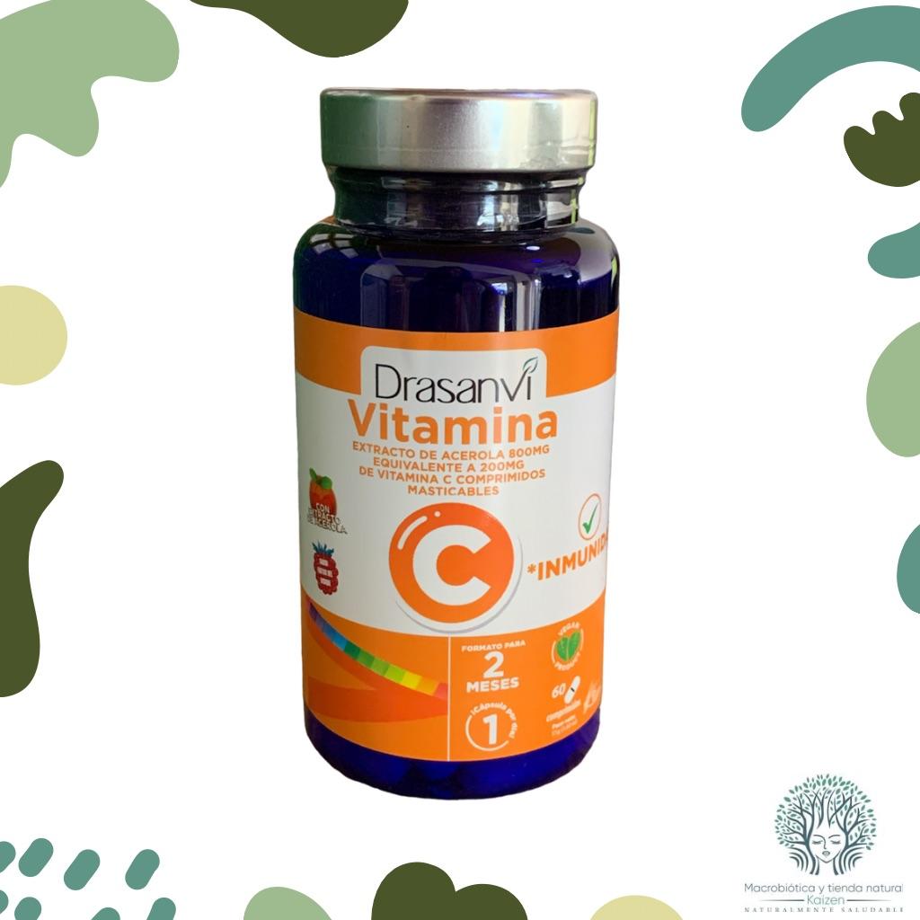 Capsulas Vitamina C 400mg Masticable 60 unidades DRASANVI