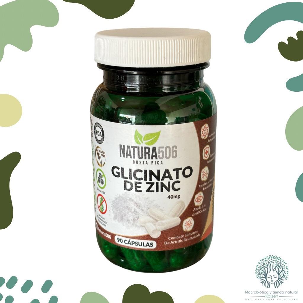 Capsulas Glicinato Zinc 90 unidades NATURA506 