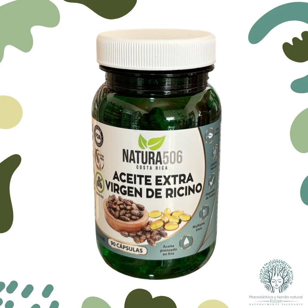 Capsulas Aceite Ricino 90 unidades NATURA506 - Imagen principal