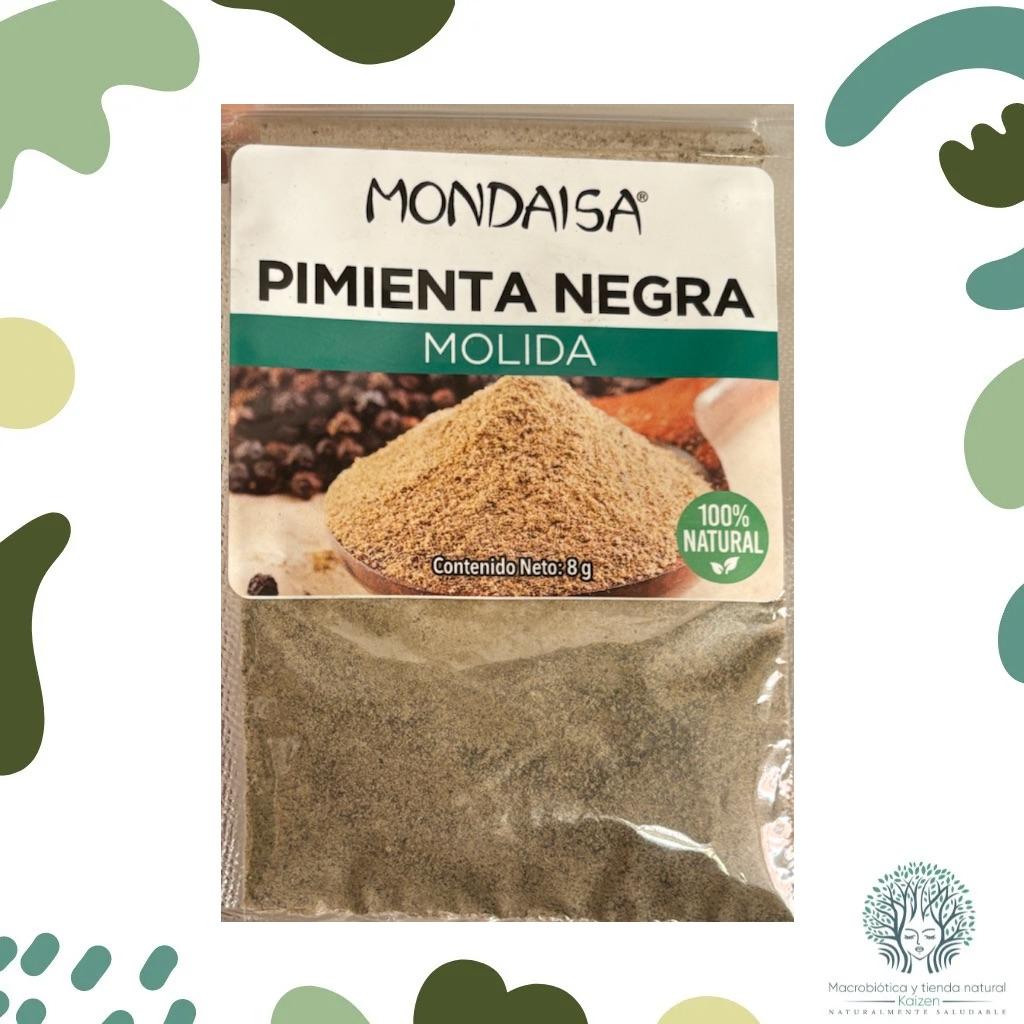 PIMIENTA NEGRA MOLIDA 8G MONDAISA