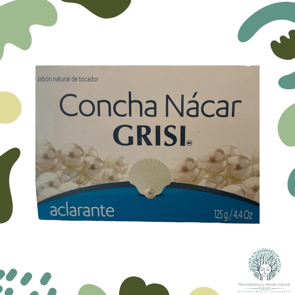 Jab&oacute;n Concha N&aacute;car 125G GRISI