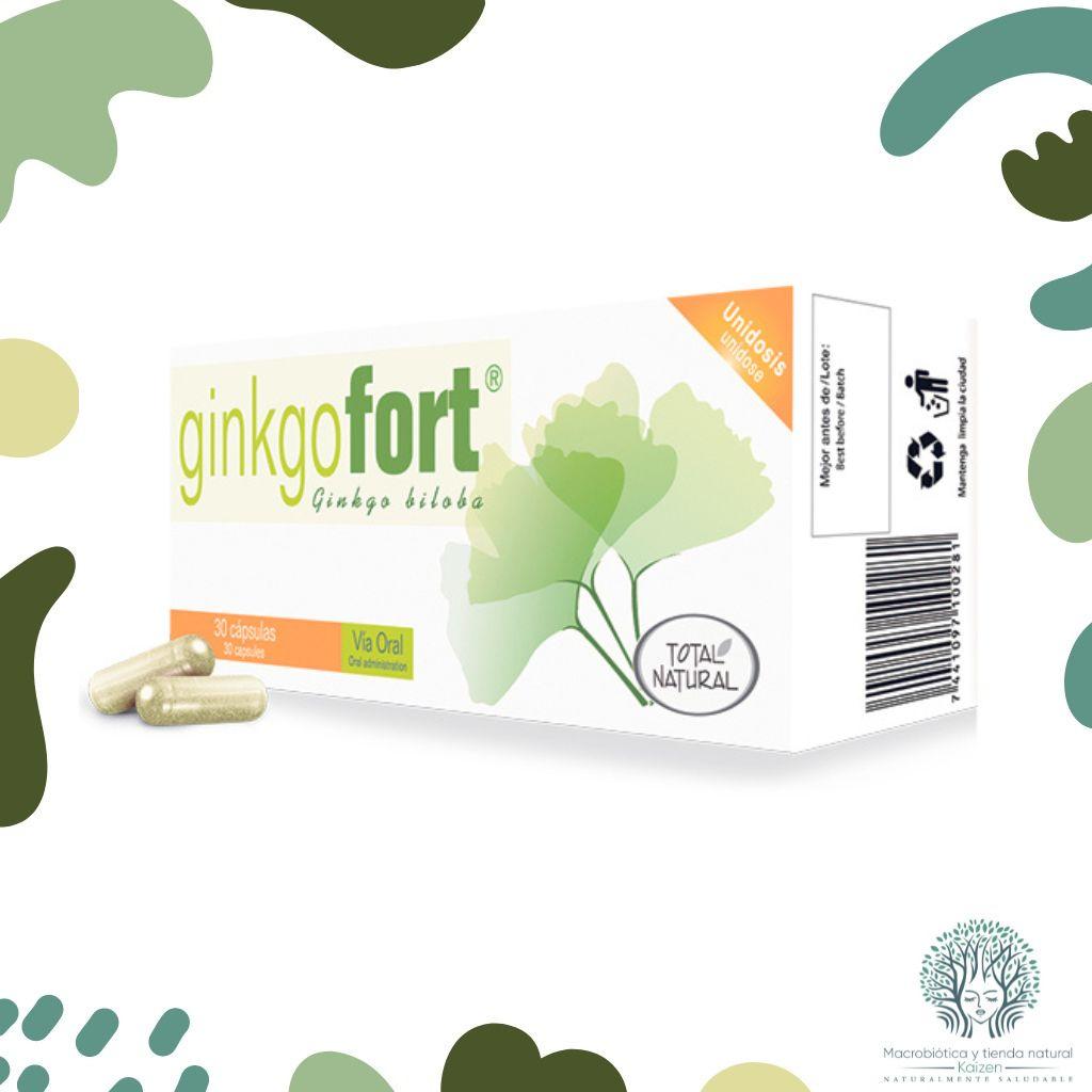 Capsulas Ginkgo Fort 60 unidades TOTAL NATURAL