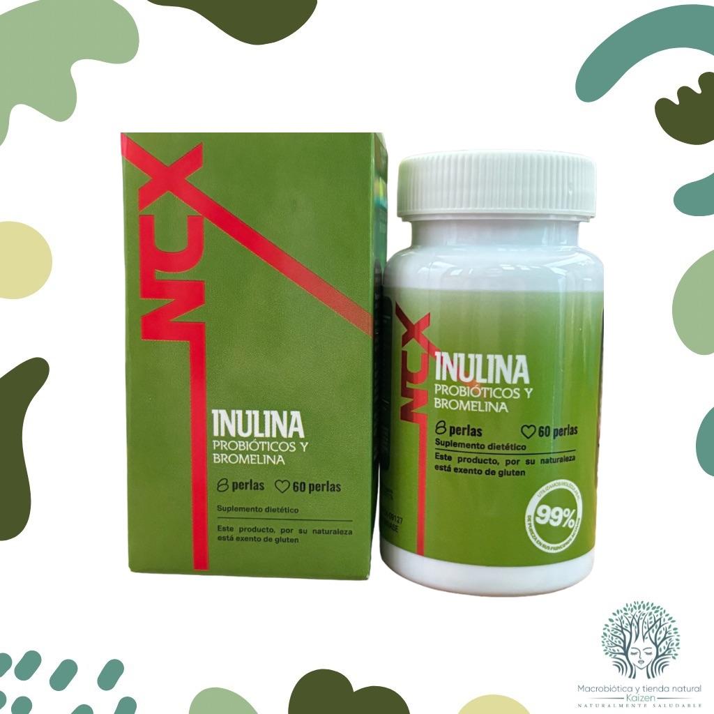 Capsulas Inulina Probioticos Bromelina 60 unidades NUTRICOSMEX 