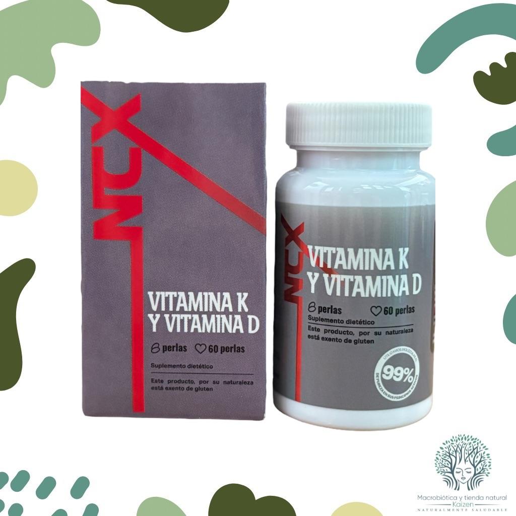 Capsulas Vitamina K2 Vitamina D3 60 unidades NUTRICOSMEX - Imagen principal