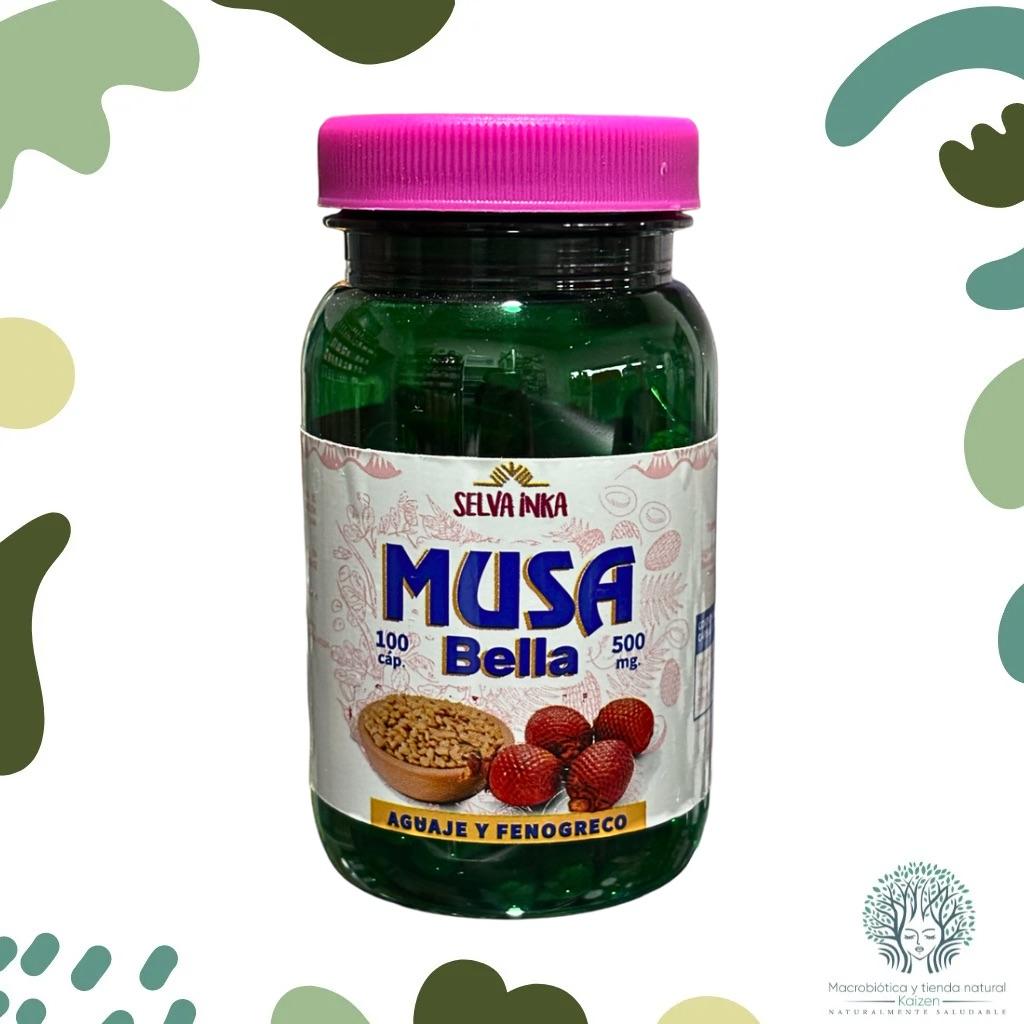 Capsulas Musa Bella Aguaje con Fenogreco 100 unidades SELVA INKA