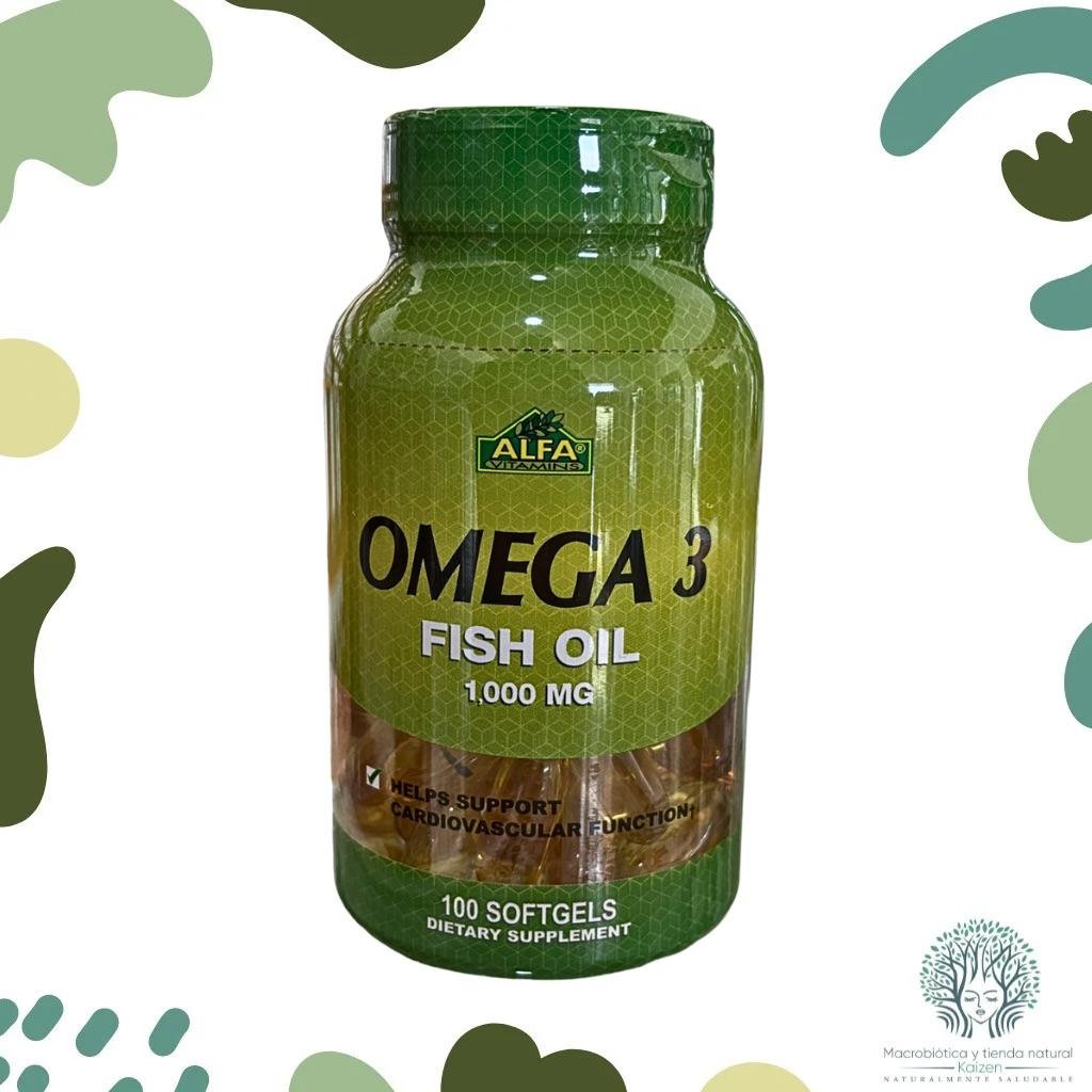 Capsulas Omega 3 Fish 100 unidades ALFA VITAMINS 