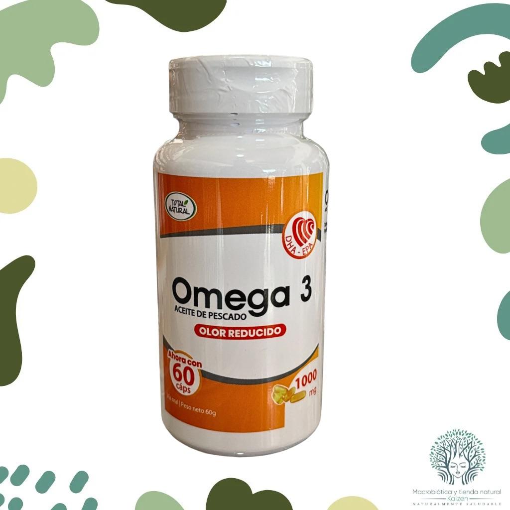 Capsulas Omega 3 60 unidades TOTAL NATURAL
