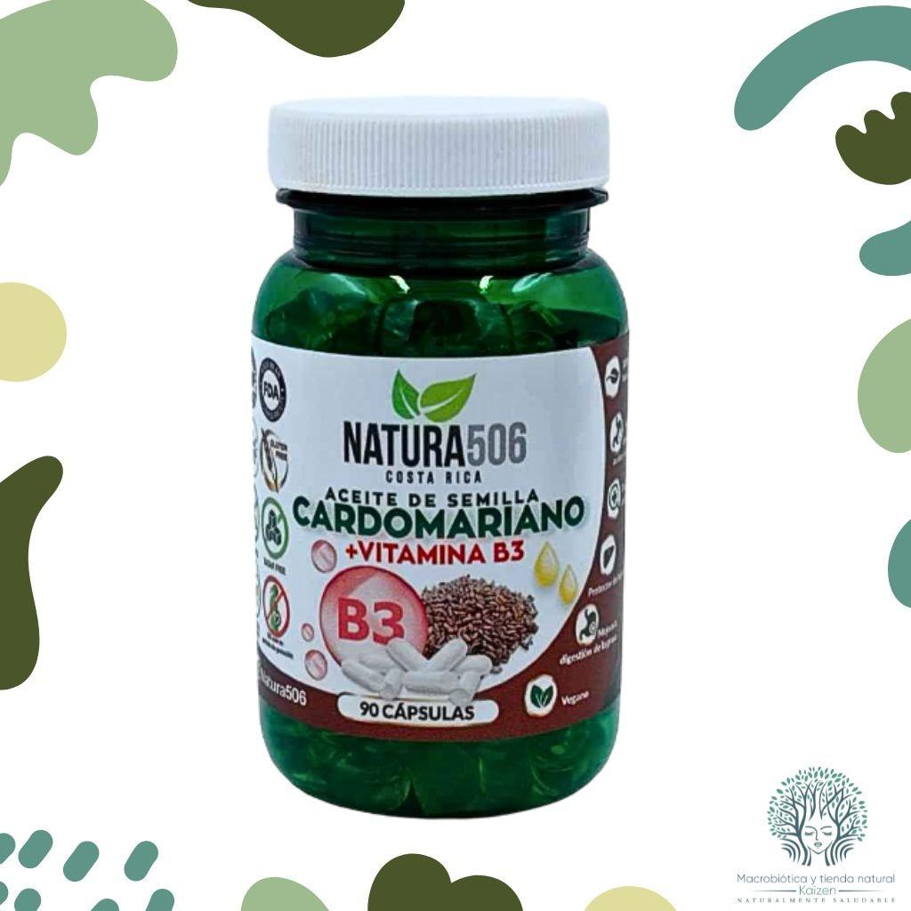 Capsulas Cardo Mariano Vitamina B6 90 unidades  NATURA506