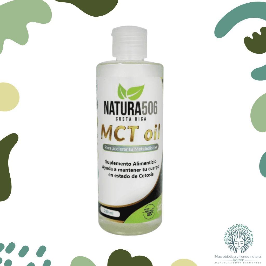 Aceite MCT Triglic&eacute;ridos de Cadena media 250ml NATURA506 - Imagen principal