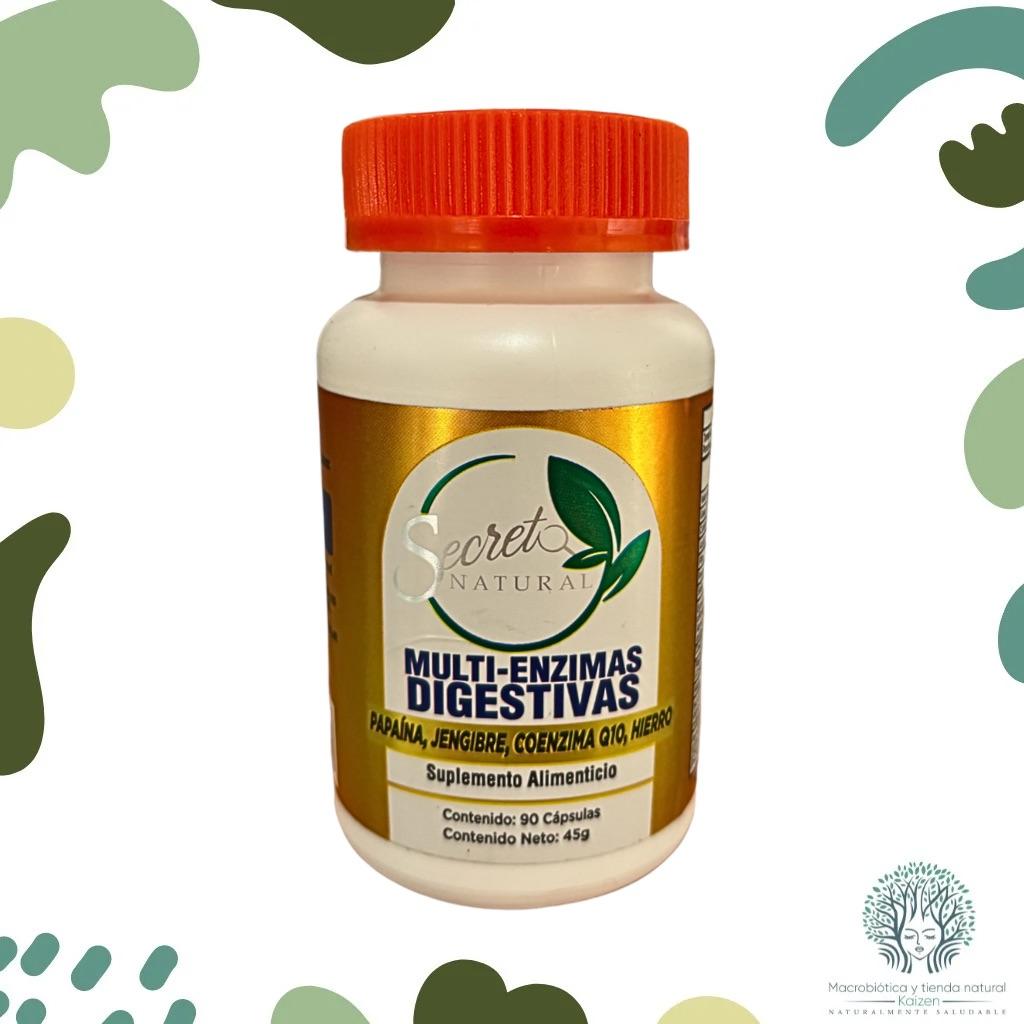 Capsulas MultI Enzimas Digestivas 90 unidades SECRETO NATURAL