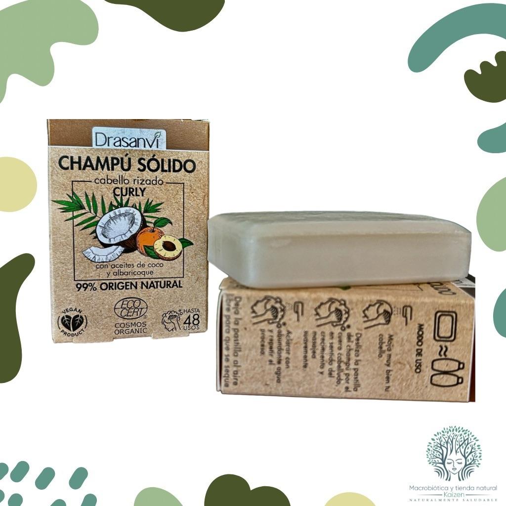 Shampoo Solido Cabello Rizado 80g DRASANVI - Imagen principal
