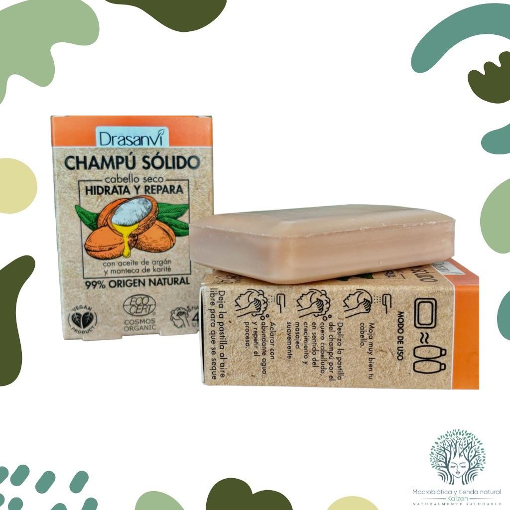 Shampoo Solido Cabello Seco 80g DRASANVI - Imagen principal