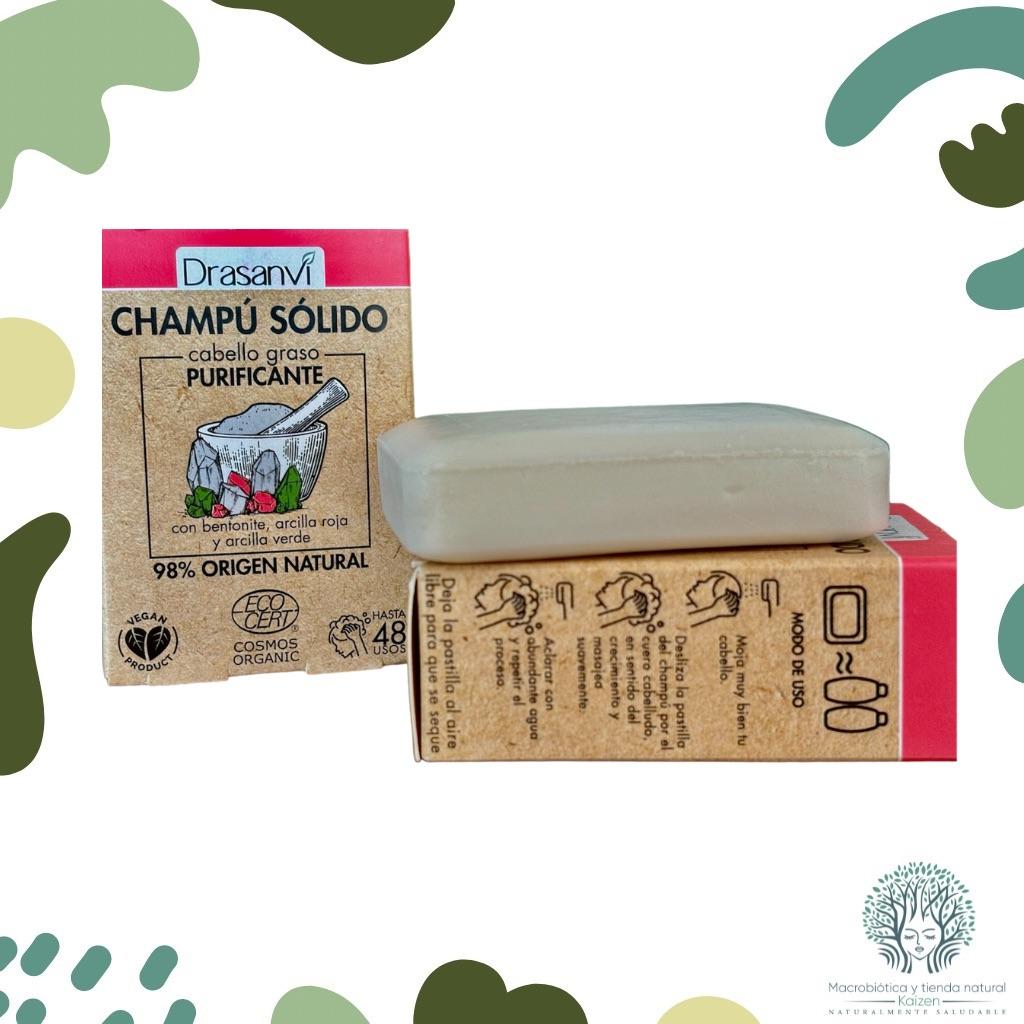 Shampoo Solido Cabello graso 80g DRASANVI - Imagen principal