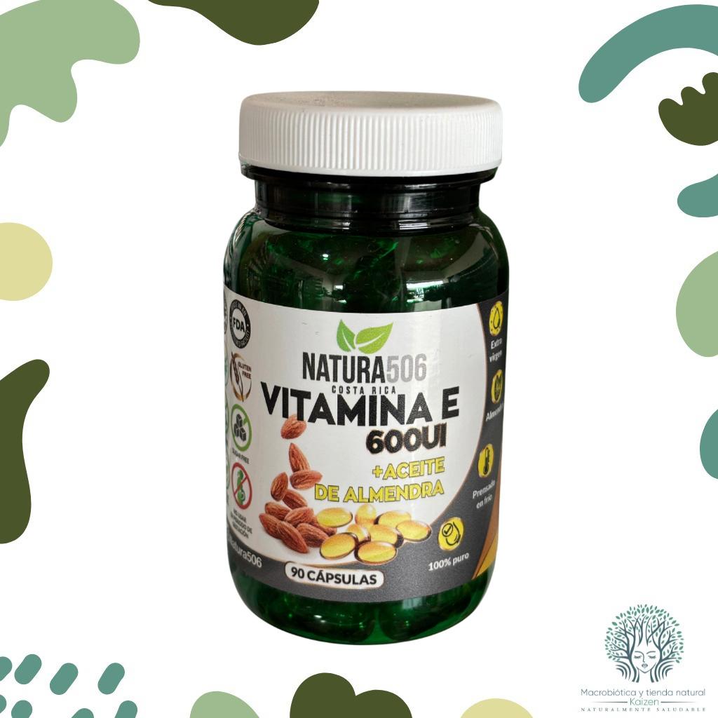 Capsulas Vitamina E 600UI  Aceite de Almendras 90 unidades NATURA506 - Imagen principal