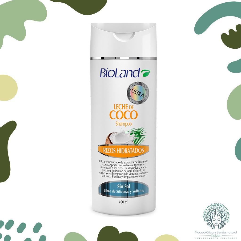 Shampoo Leche de Coco 400ml BIOLAND - Imagen principal