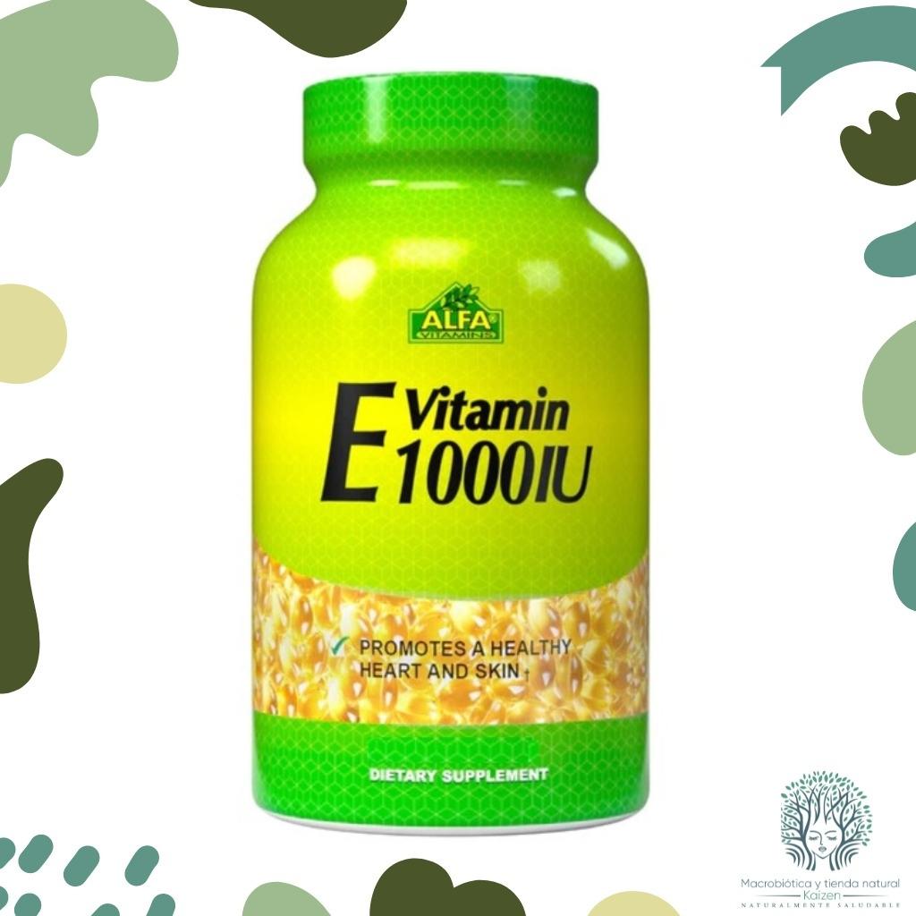 Capsulas Vitamina E 1000UI 50 unidades ALFA VITAMINS