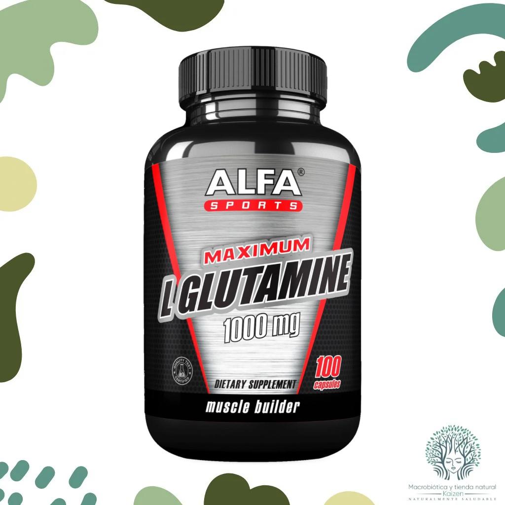 CAP. GLUTAMINA MAXIMUM X100 ALFA SPORT