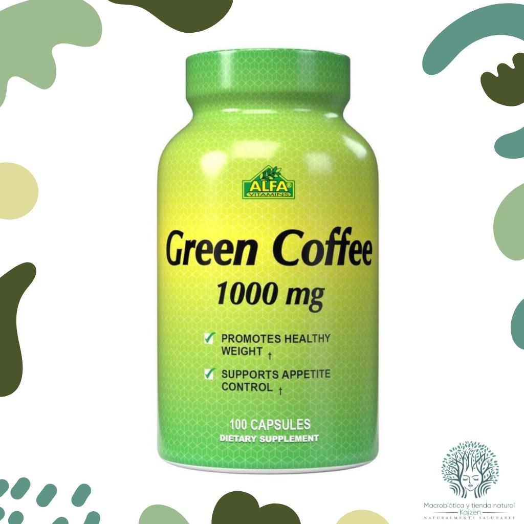 Capsulas Caf&eacute; Verde 100 unidades ALFA VITAMINS - Imagen principal