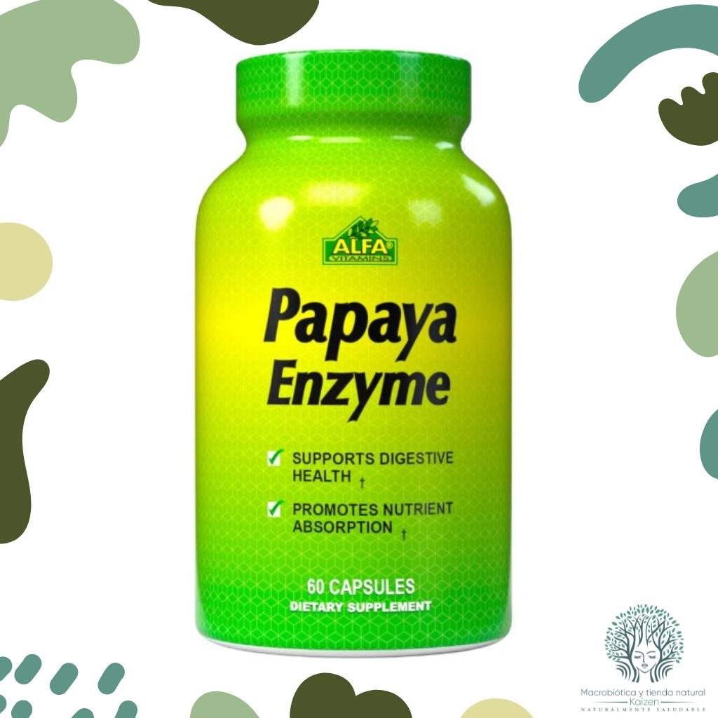 Capsulas Enzimas Papaya 60 unidades ALFA VITAMINS - Imagen principal