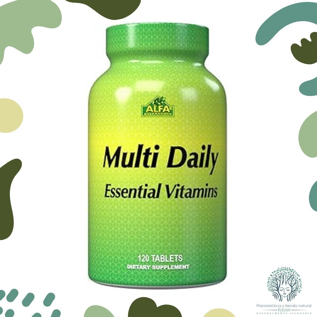 Capsulas Multi Daily 120 unidades ALFA VITAMINS