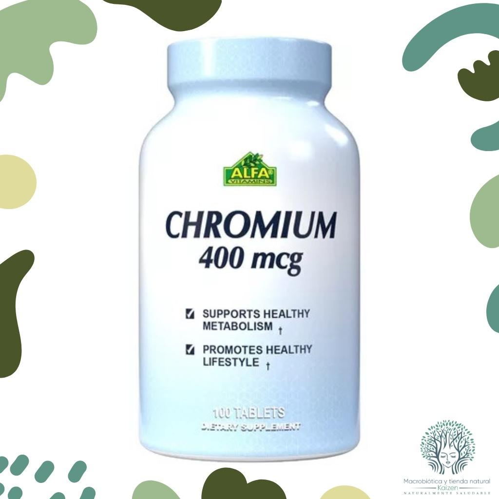 Capsulas Picolinato de Cromo 60 unidades ALFA VITAMINS - Imagen principal