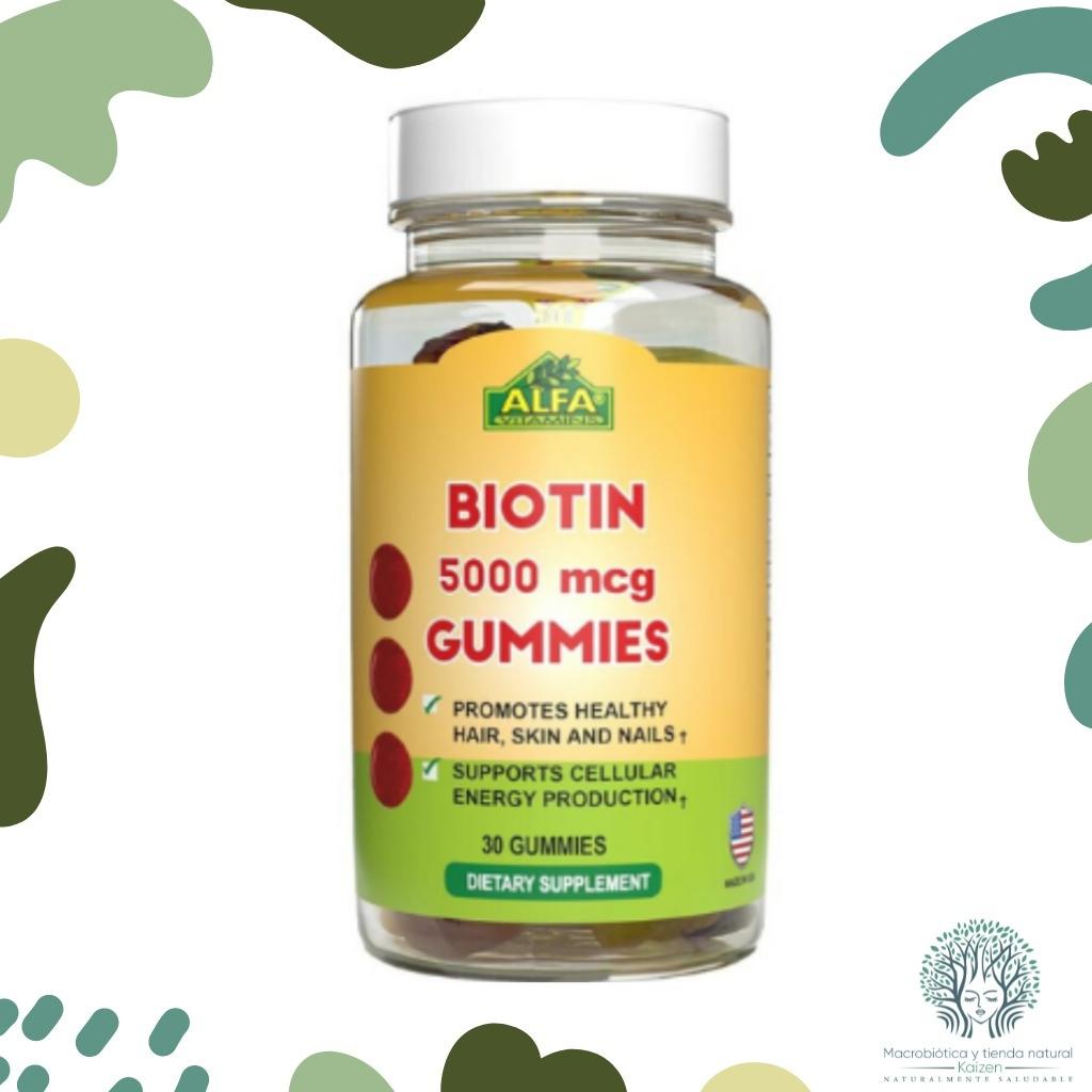 Gomita Biotina 5000mg 60 unidades ALFA VITAMINS - Imagen principal