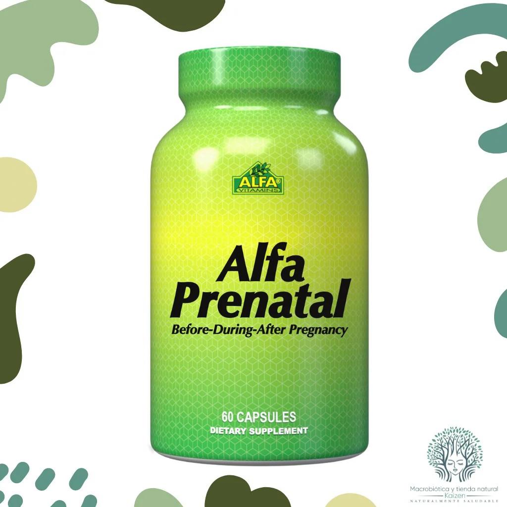 Capsulas PRENATAL 60 unidades ALFA VITAMINS - Imagen principal