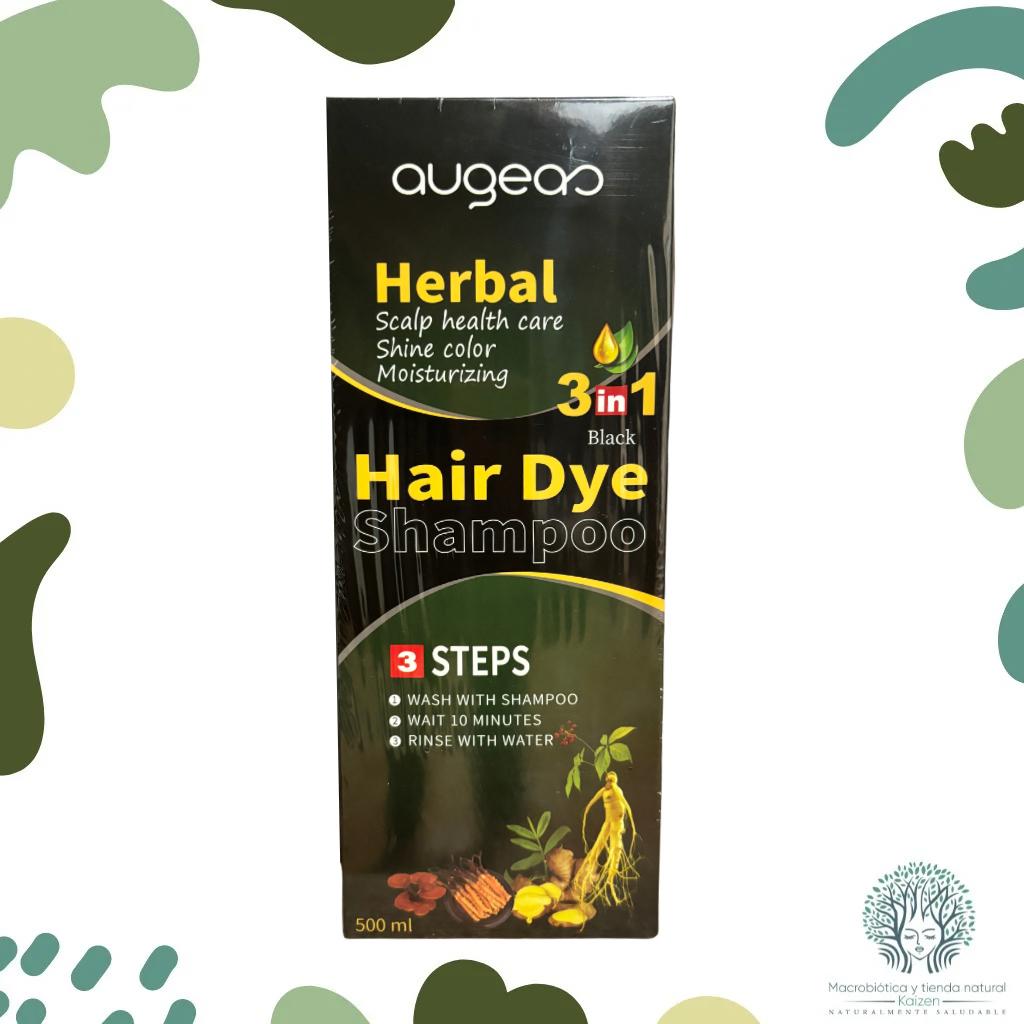 Shampoo Color Negro herbal 500 ml AUGEAS 