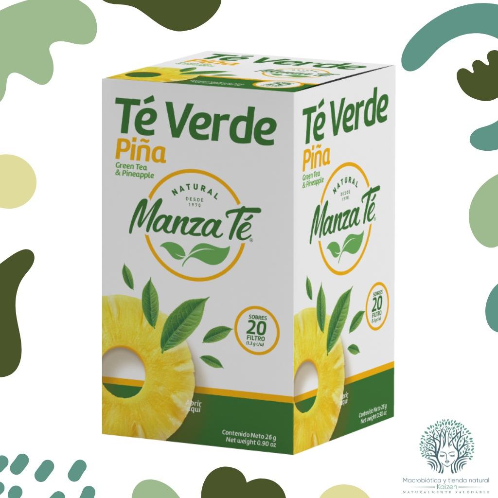 Te Verde Pi&ntilde;a 20 unidades MANZATE - Imagen principal