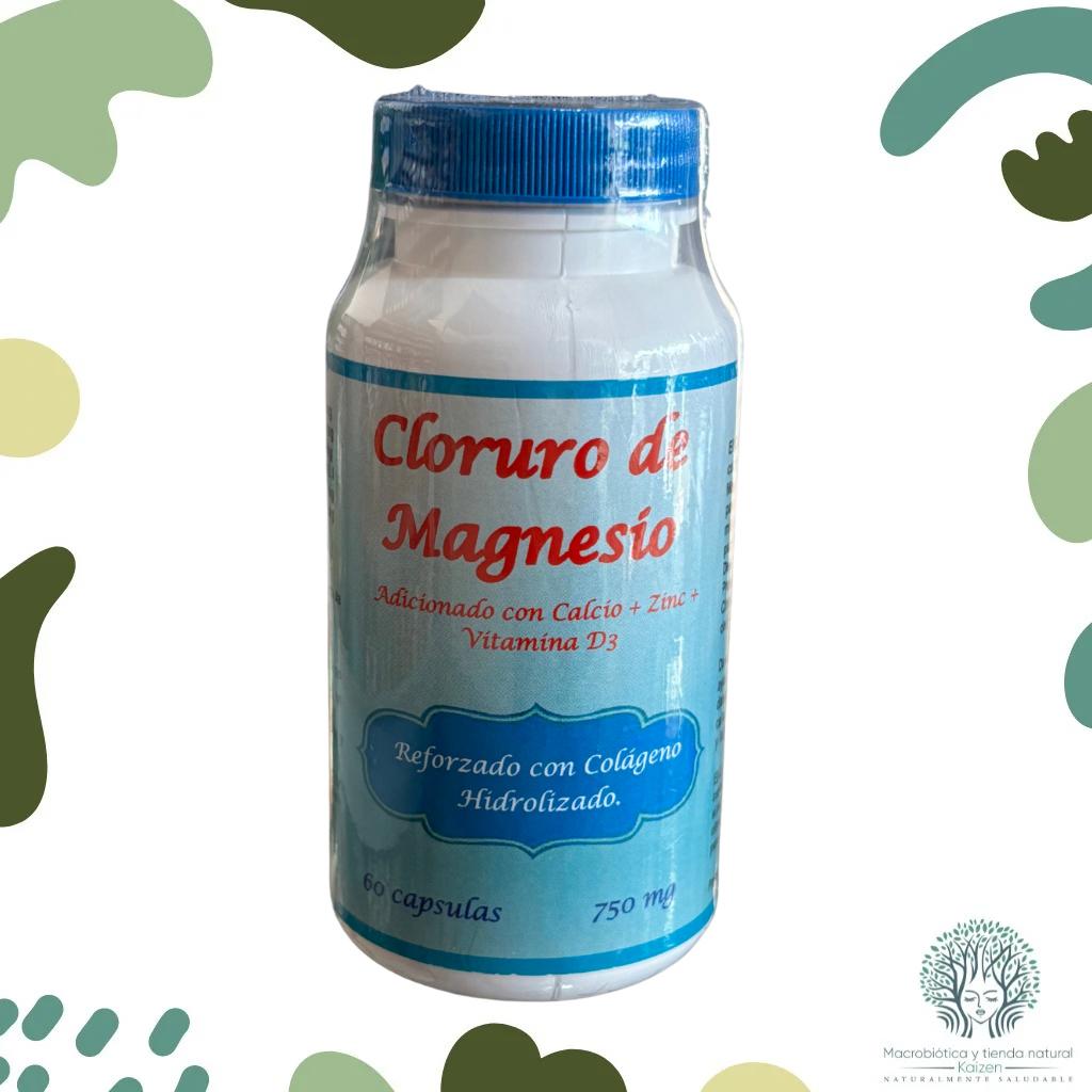 Capsulas Cloruro Magnesio con  Colageno 60 unidades TESORO NATURAL