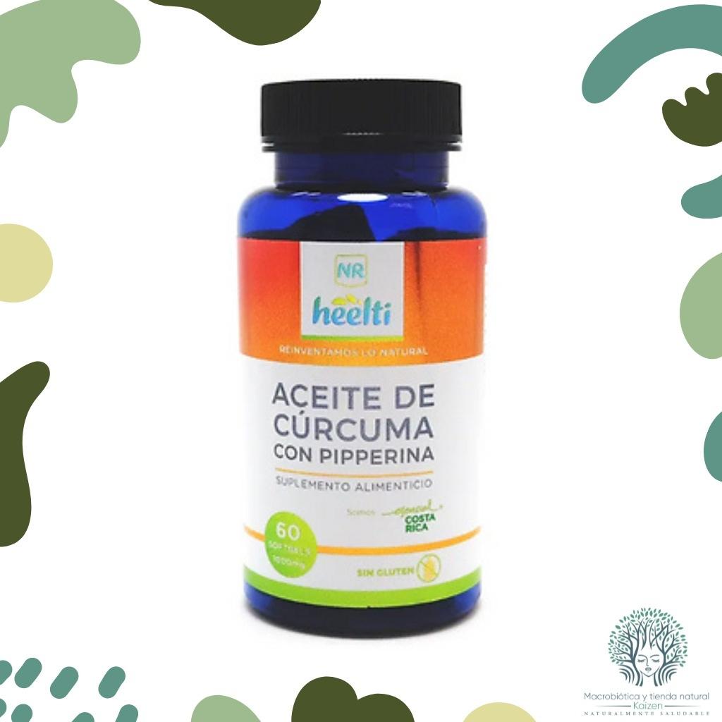 Capsulas Curcuma Pimienta 60 unidades HEELTI