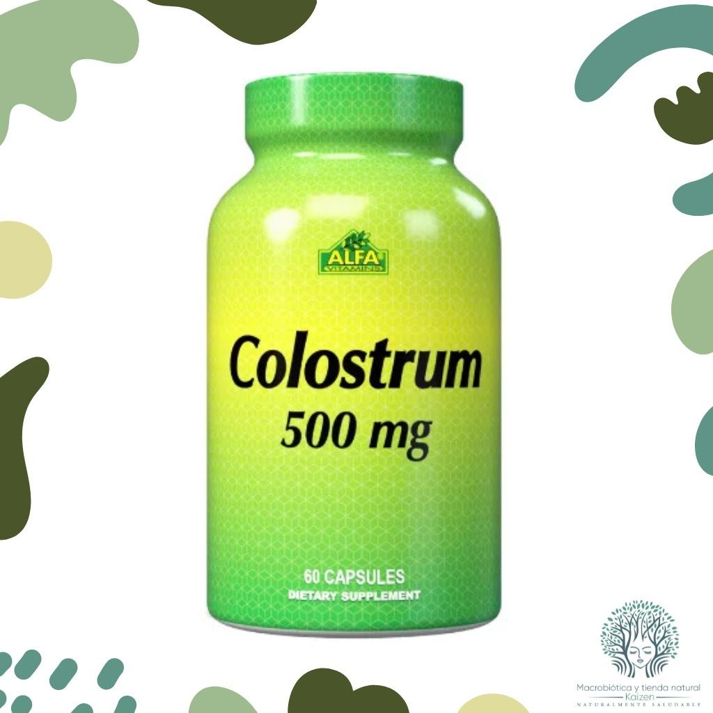 Capsulas Colostrum Calostro Bovino 60 unidades ALFA VITAMINS - Imagen principal