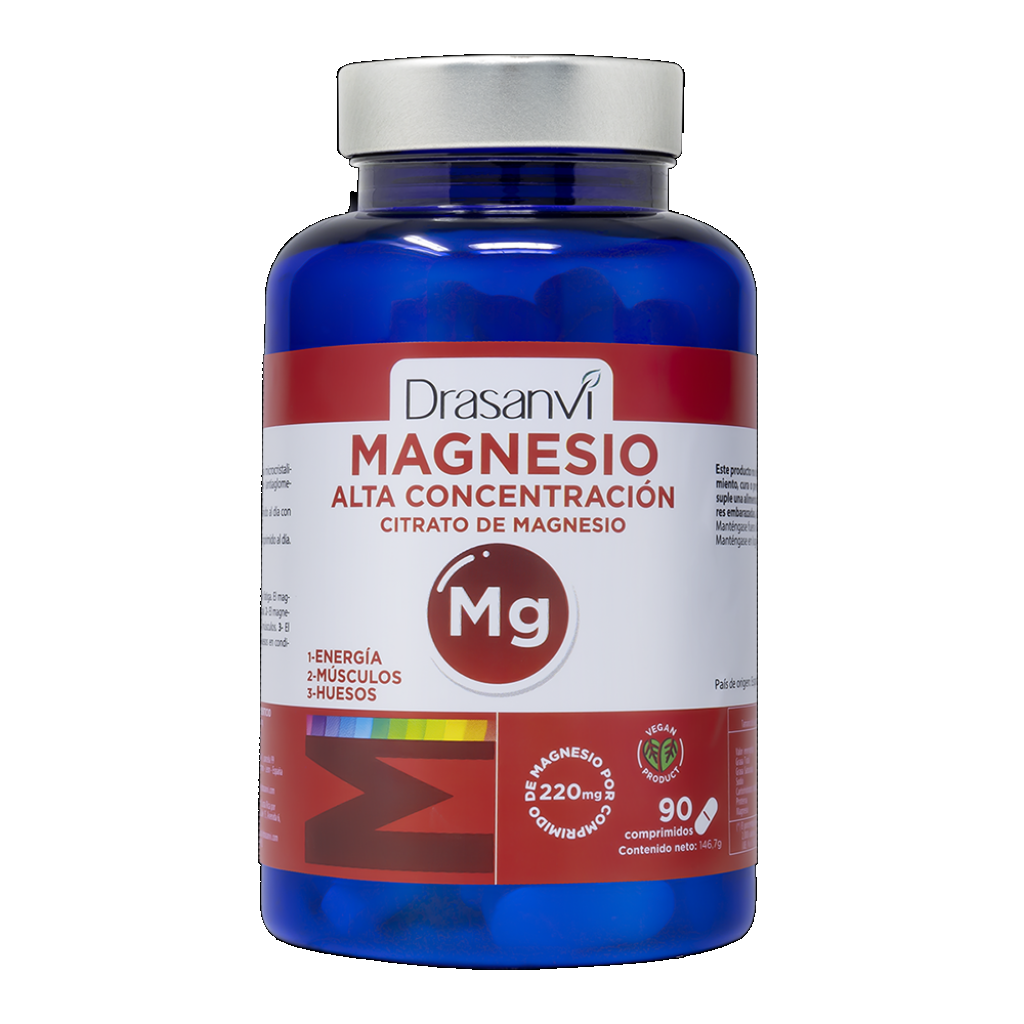 Capsulas Citrato Magnesio Alta Concentracion 90 unidades DRASANVI - Imagen principal