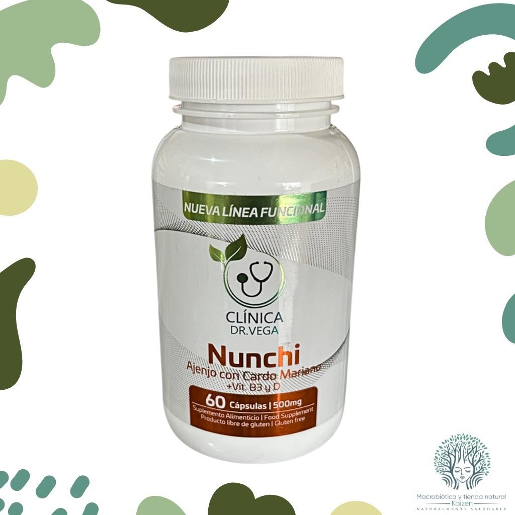 Capsulas NUNCHI Ajenjo con Cardo Mariano 60 unidades DR.VEGA